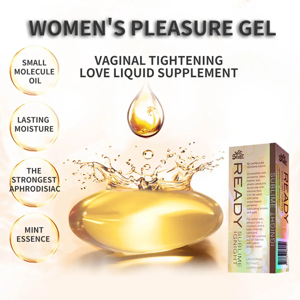 arousal stimulant women gel，tightening gel for women veginal，sexual enhancers，orgasam supplements women，vagisil prohydrate internal moisturizing gel