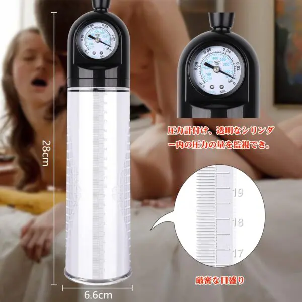 真空ポンプ 包茎矯正グッズ ペニス増大器具 装着